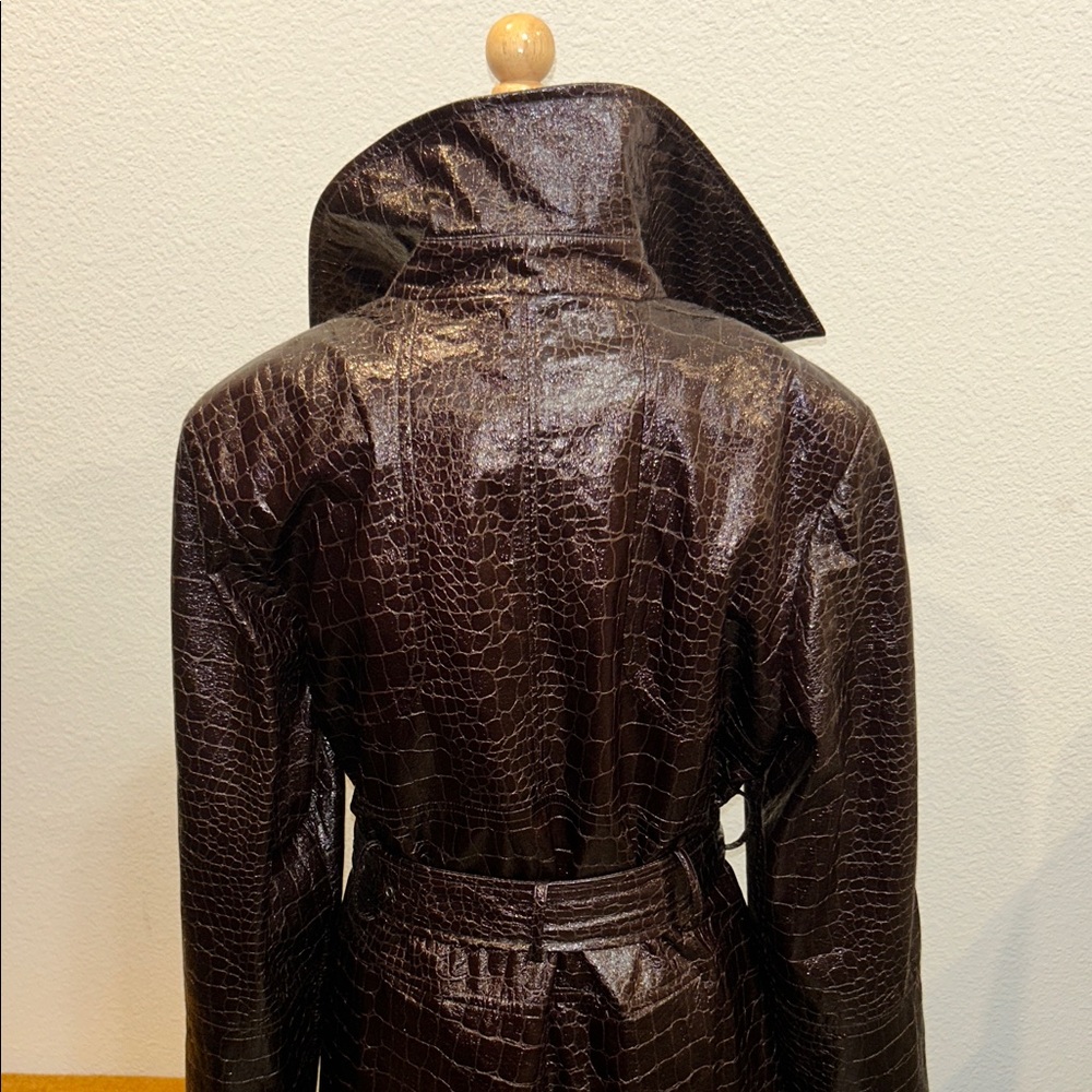 Hilary Radley Chocolate Textured Coat